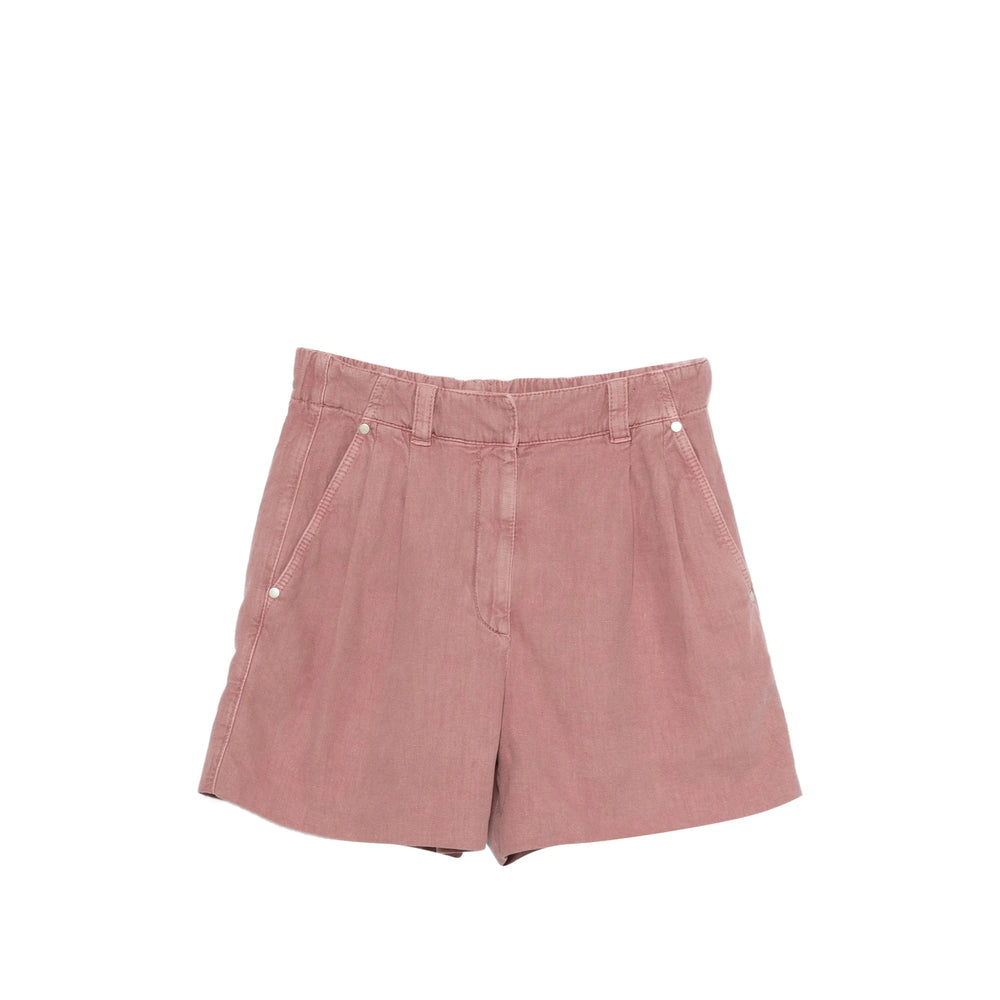 Brunello Cucinelli Pink Shorts - Mini Shorts Women BRUNELLO CUCINELLI