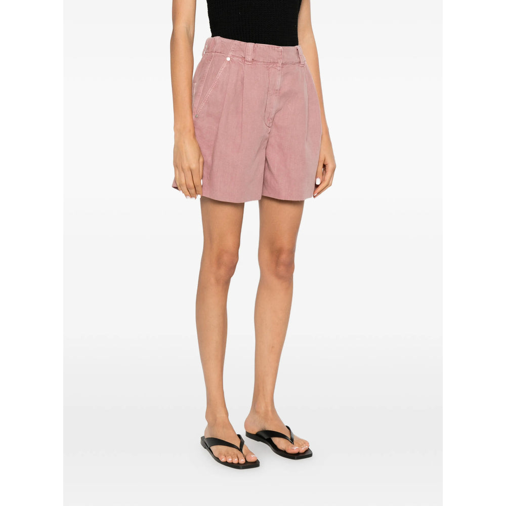 Brunello Cucinelli Pink Shorts - Mini Shorts Women BRUNELLO CUCINELLI