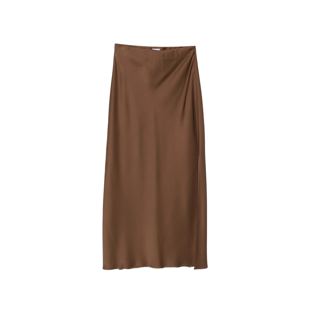 Brunello Cucinelli Brown Skirts - Straight Skirts Women BRUNELLO CUCINELLI