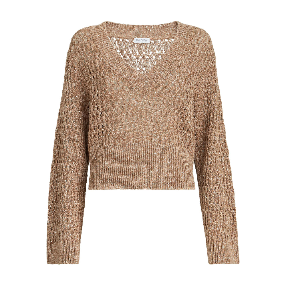 Brunello Cucinelli Neutrals Knitwear - Jumpers Women BRUNELLO CUCINELLI