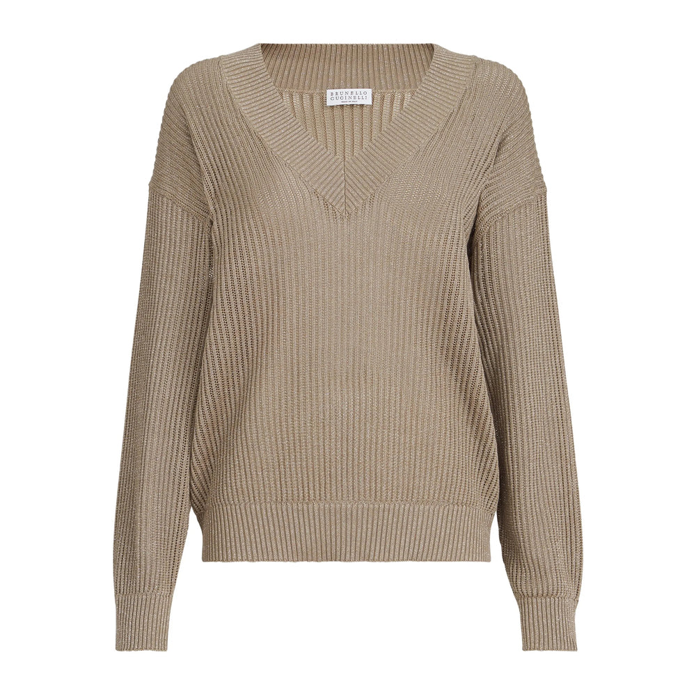 Brunello Cucinelli Brown Knitwear - Jumpers Women BRUNELLO CUCINELLI
