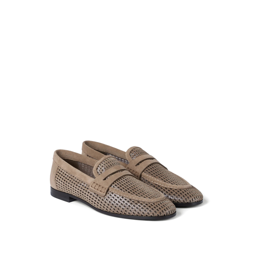 Brunello Cucinelli Brown Loafers Women BRUNELLO CUCINELLI