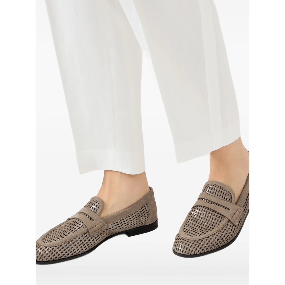 Brunello Cucinelli Brown Loafers Women BRUNELLO CUCINELLI