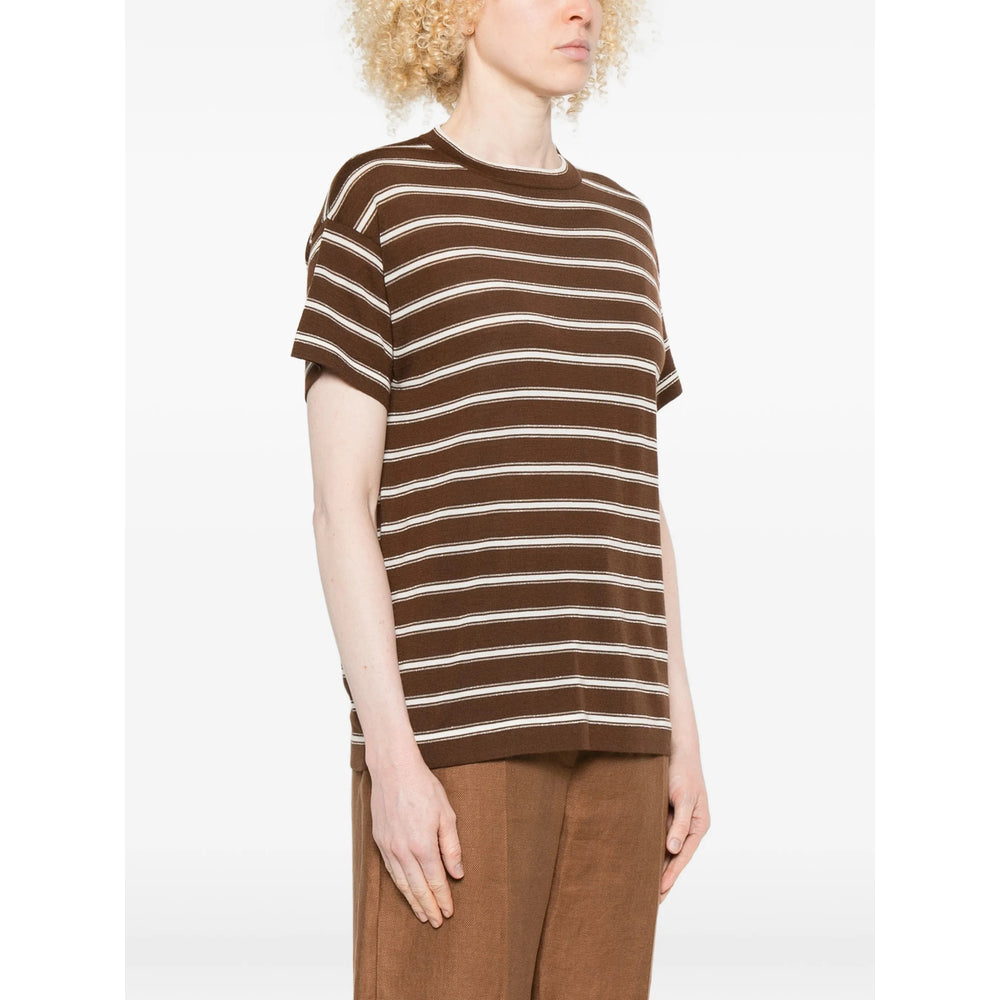 Brunello Cucinelli Brown Tops - T-Shirts & Jerseys Women BRUNELLO CUCINELLI