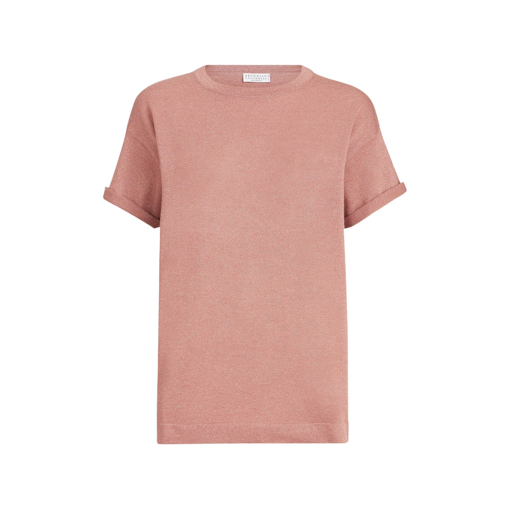 Brunello Cucinelli Pink Tops - T-Shirts & Jerseys Women BRUNELLO CUCINELLI