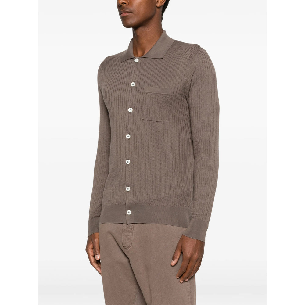 Brunello Cucinelli Brown Sweaters & Knitwear - Cardigans Men BRUNELLO CUCINELLI