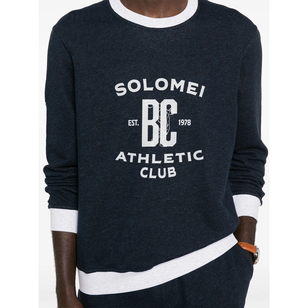 Brunello Cucinelli Blue Sweaters & Knitwear - Sweatshirts Men BRUNELLO CUCINELLI