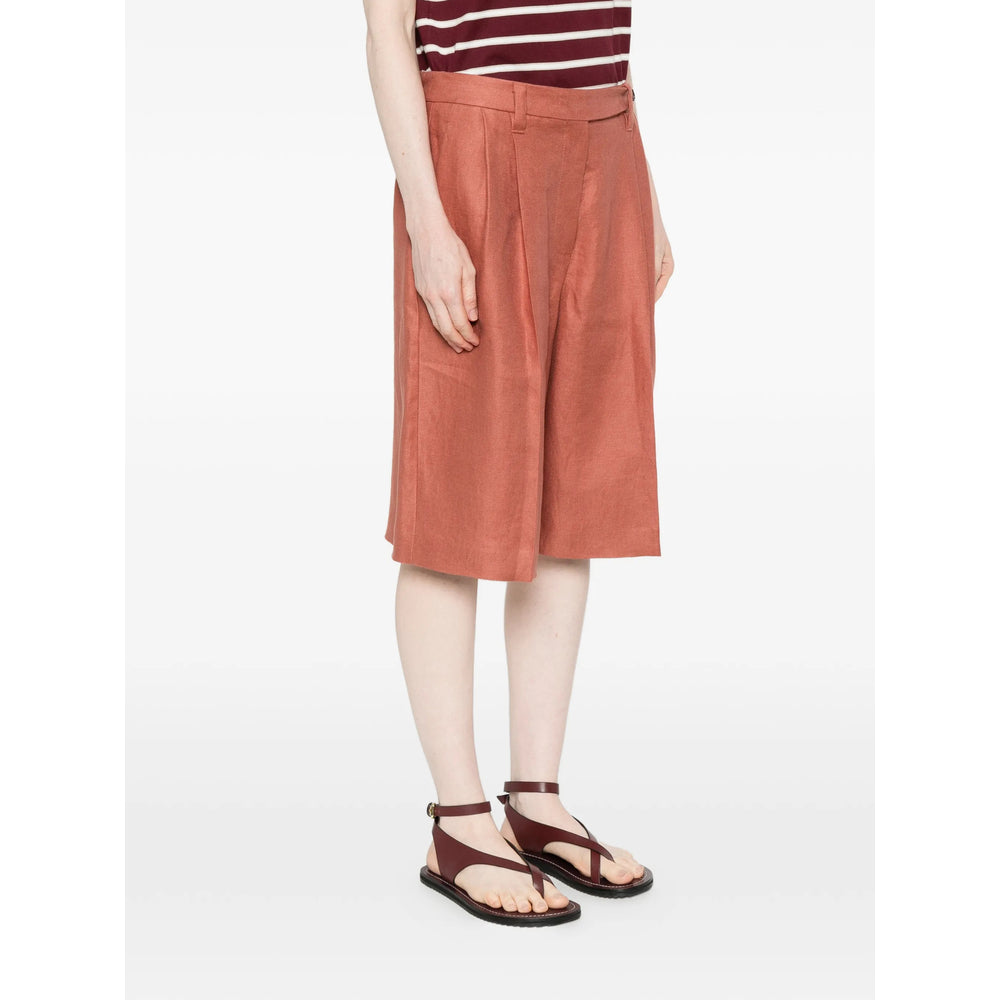 Brunello Cucinelli Orange Shorts - Knee-Length Shorts Women BRUNELLO CUCINELLI