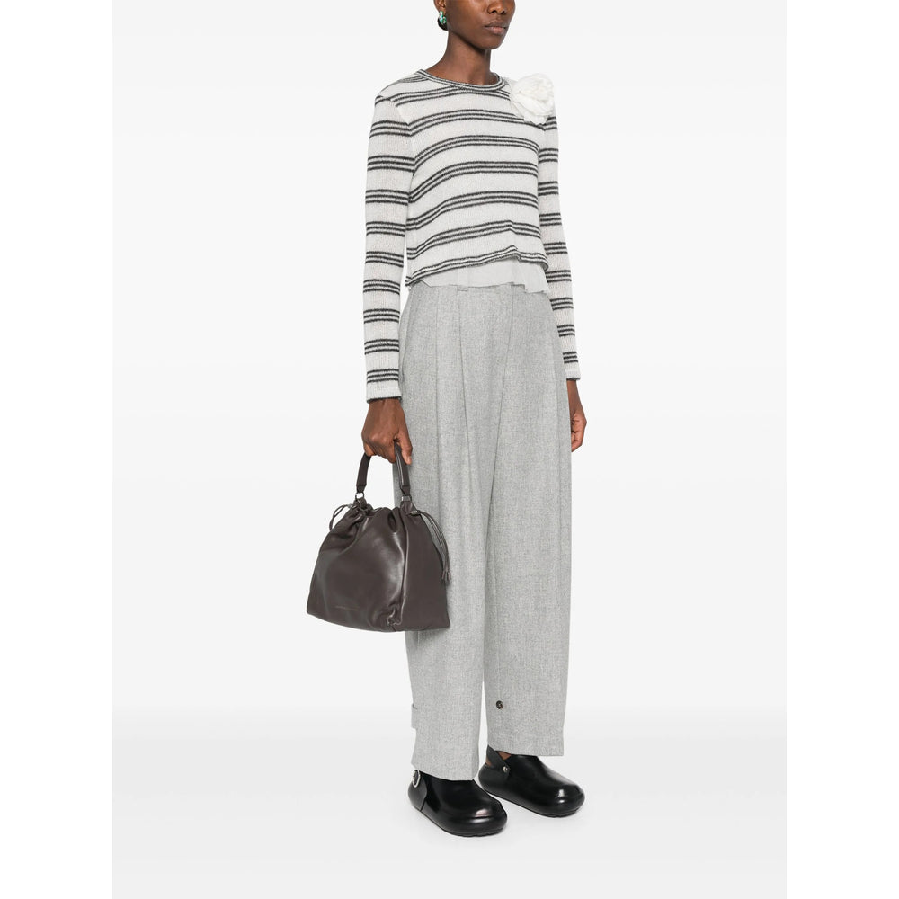 Brunello Cucinelli Grey Bucket Bags Women BRUNELLO CUCINELLI