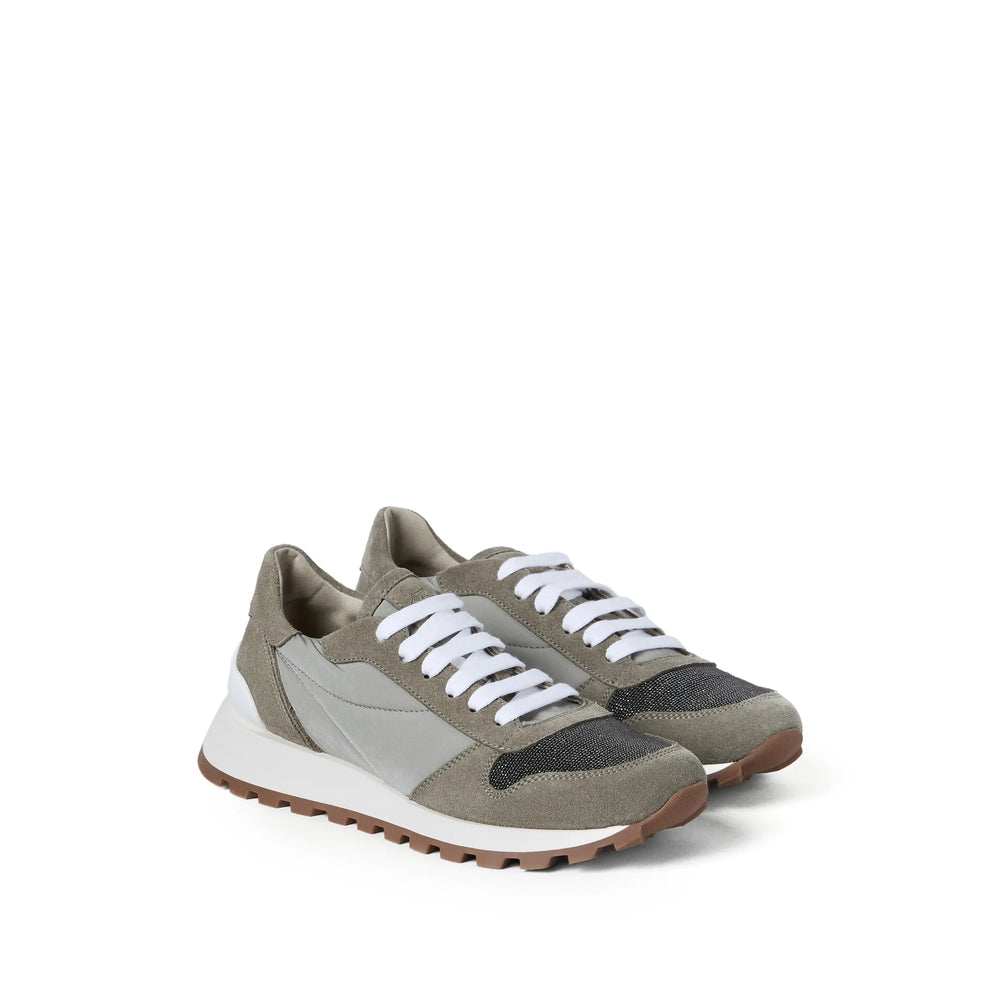 Brunello Cucinelli Green Trainers Women BRUNELLO CUCINELLI