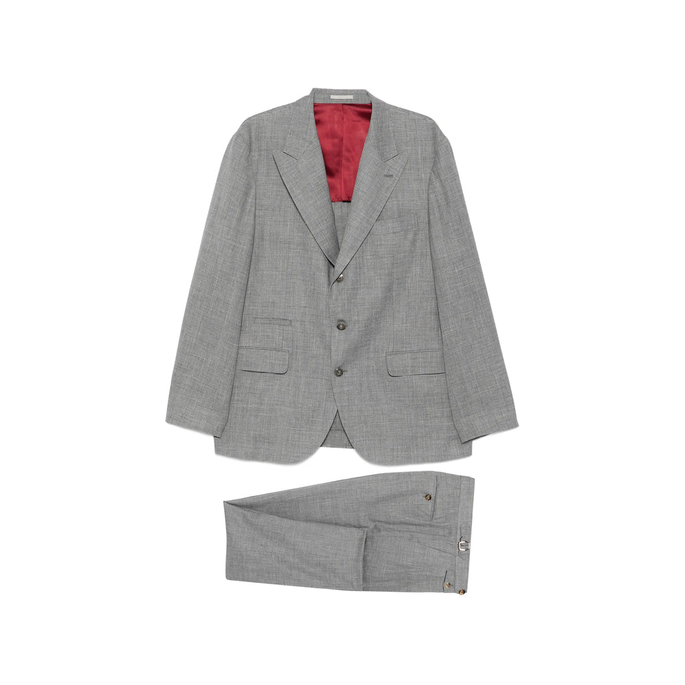 Valentino Garavani Grey Suits - Single Breasted Suits Men VALENTINO GARAVANI