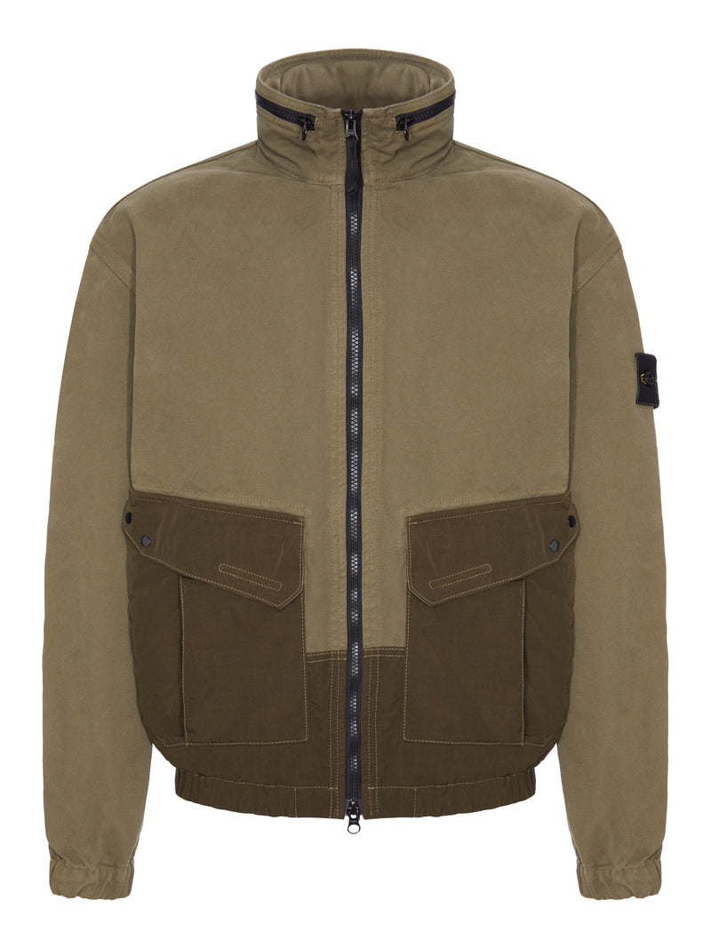 Stone Island Men Stone Island Cotton Jacket With Badge STONE ISLAND