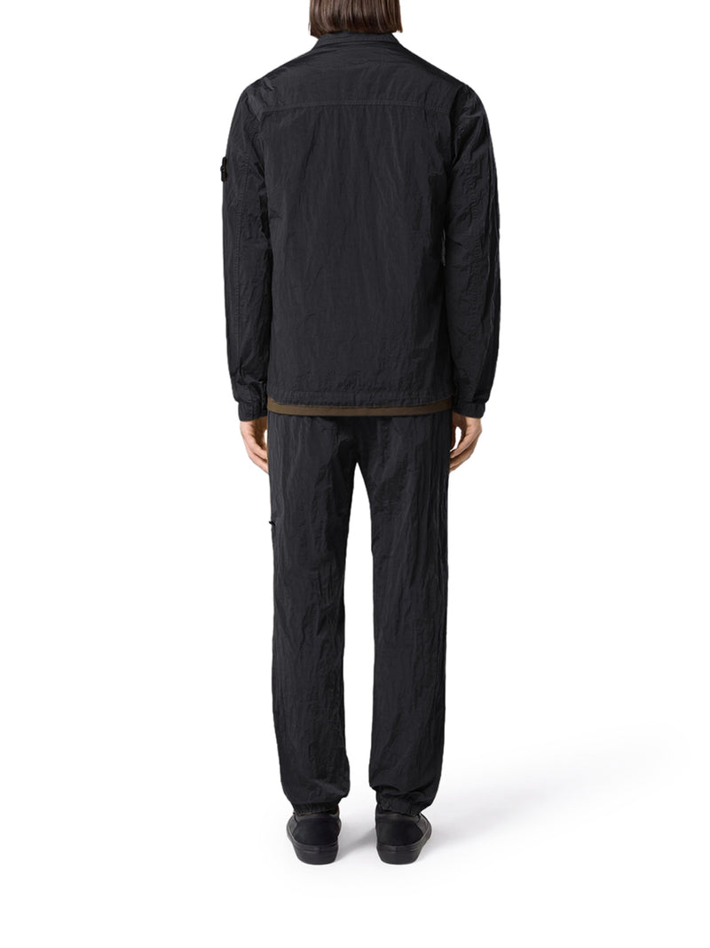 Stone Island Men Nylon Overshirt With Stone Island Badge STONE ISLAND