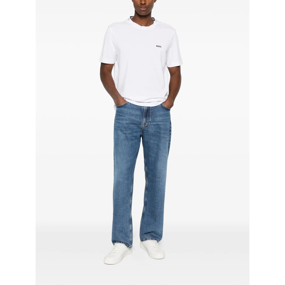 Boss White T-Shirts & Vests - T-Shirts Men BOSS