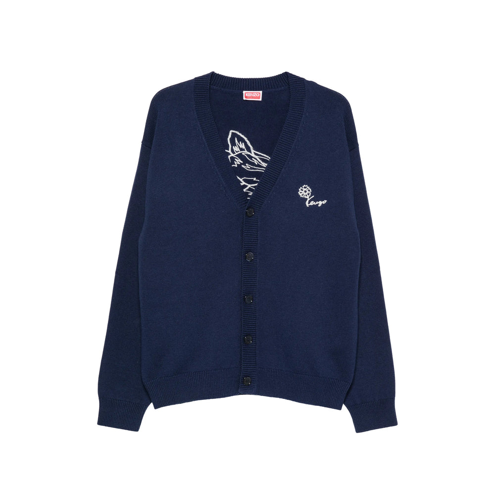 Kenzo Blue Sweaters & Knitwear - Cardigans Men KENZO