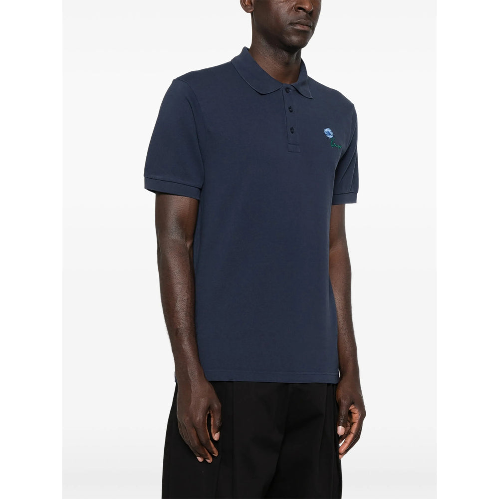 Kenzo Blue Polo Shirts Men KENZO