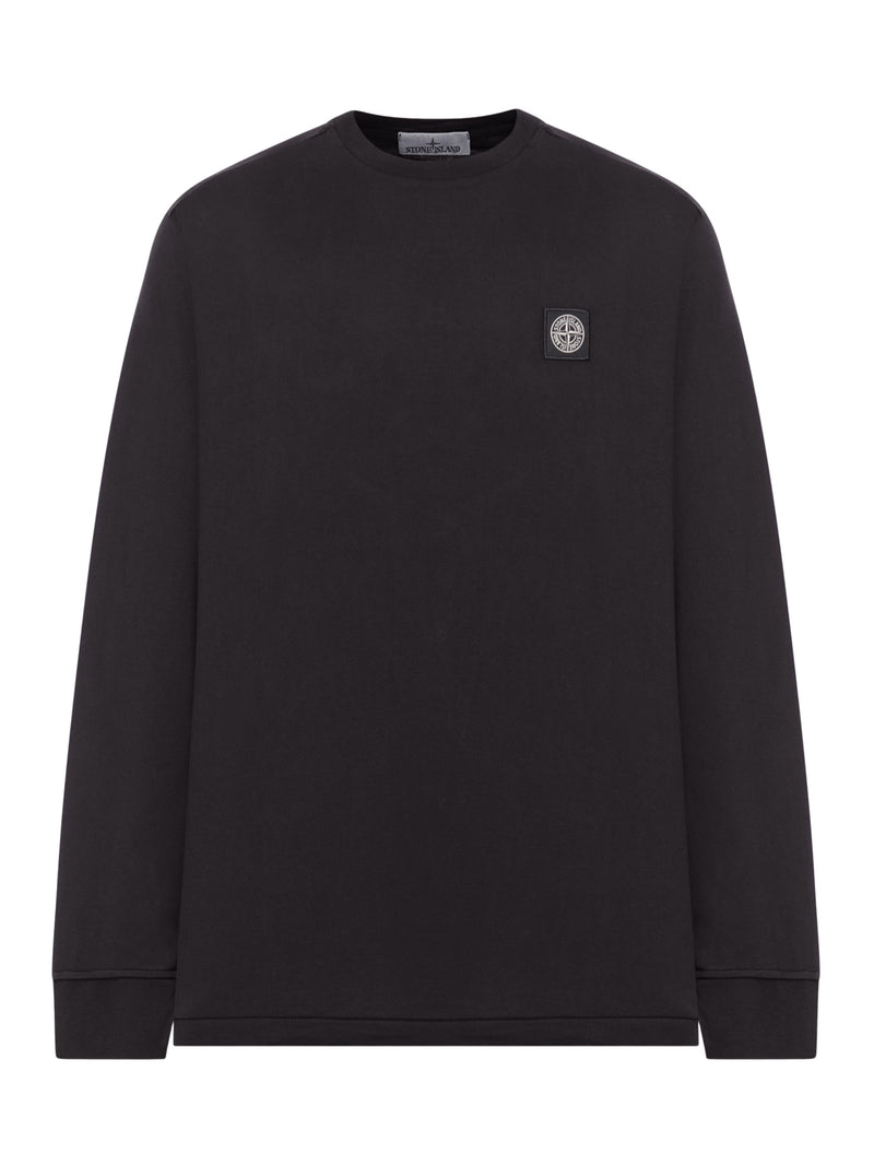 Stone Island Men Long Sleeve T-Shirt With Compass Patch STONE ISLAND