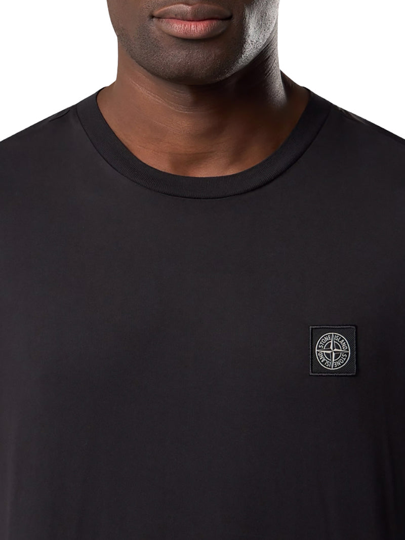 Stone Island Men Long Sleeve T-Shirt With Compass Patch STONE ISLAND