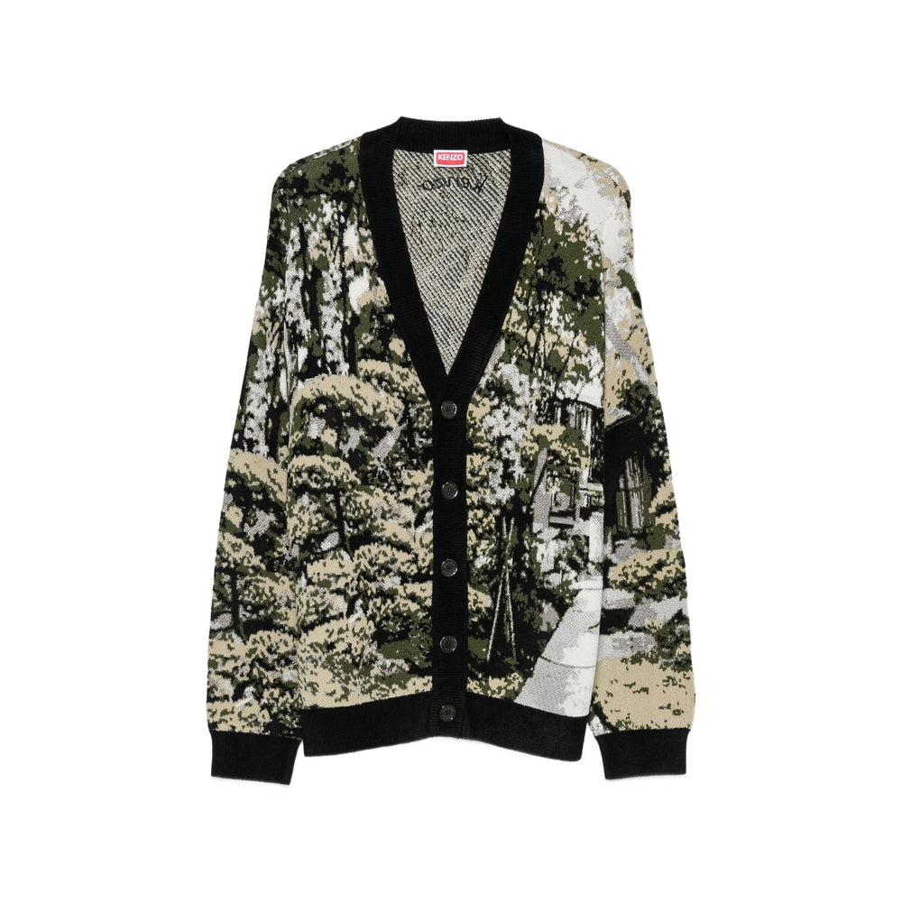 Kenzo Green Sweaters & Knitwear - Cardigans Men KENZO