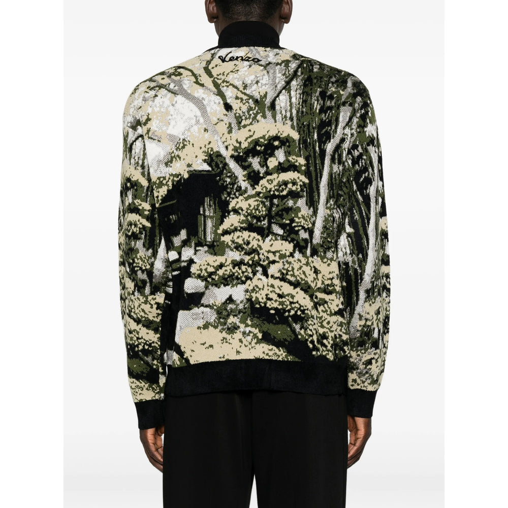 Kenzo Green Sweaters & Knitwear - Cardigans Men KENZO