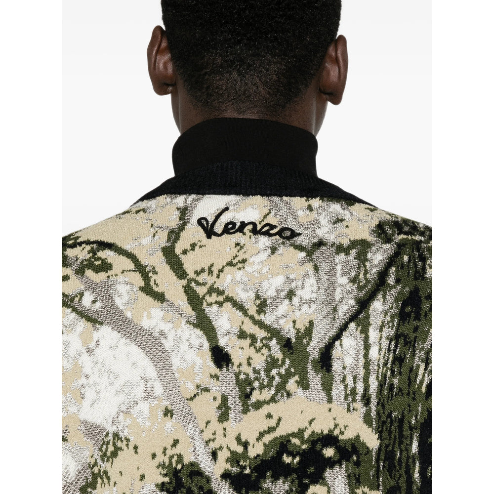 Kenzo Green Sweaters & Knitwear - Cardigans Men KENZO