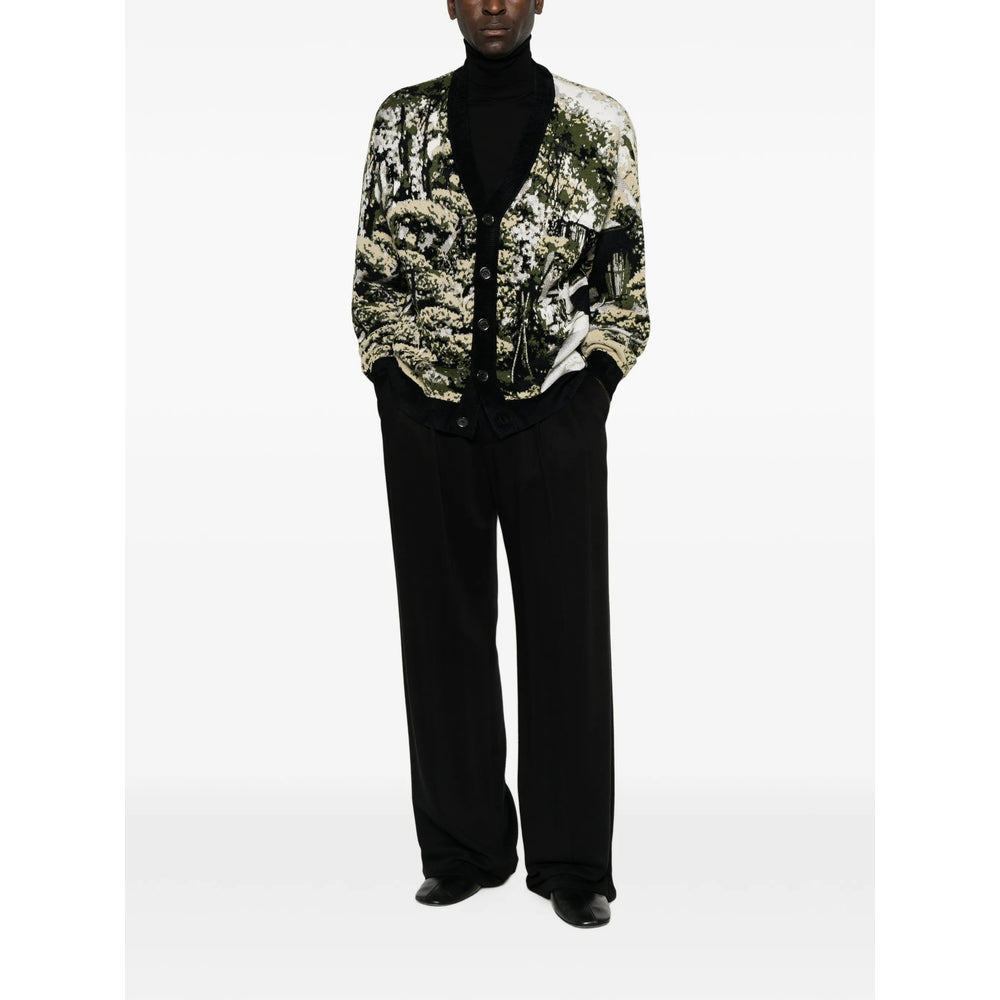 Kenzo Green Sweaters & Knitwear - Cardigans Men KENZO