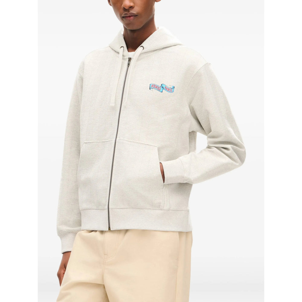 Kenzo Grey Sweaters & Knitwear - Hoodies Men KENZO