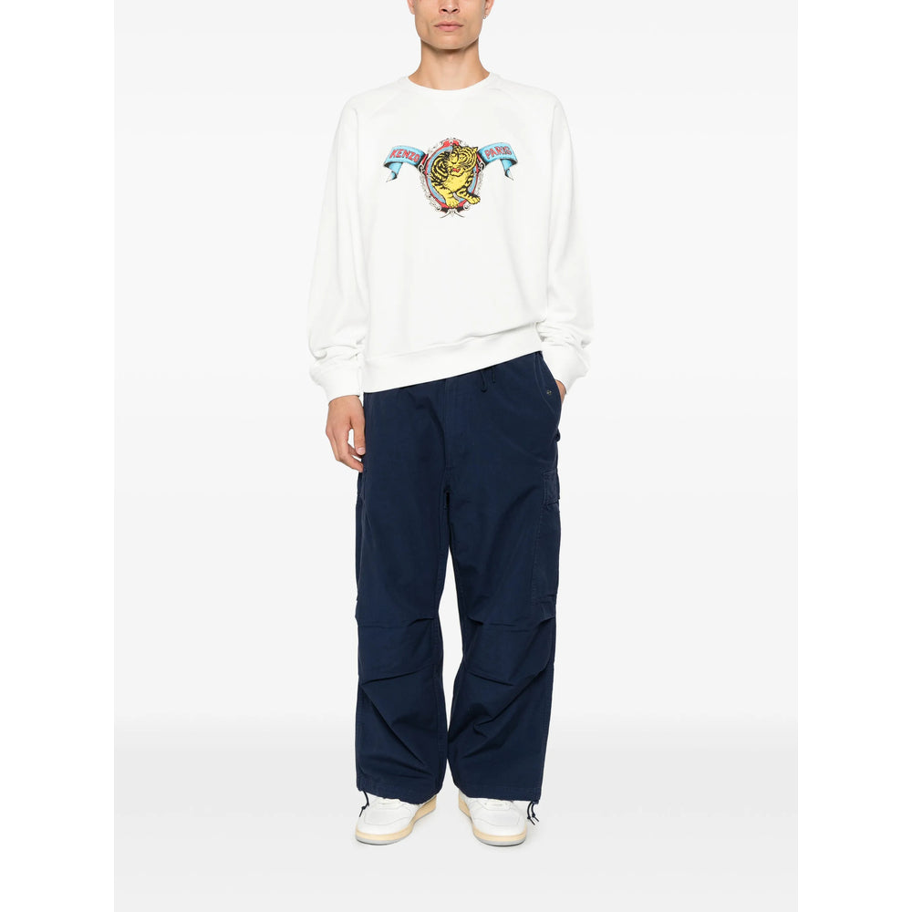 Kenzo White Sweaters & Knitwear - Sweatshirts Men KENZO