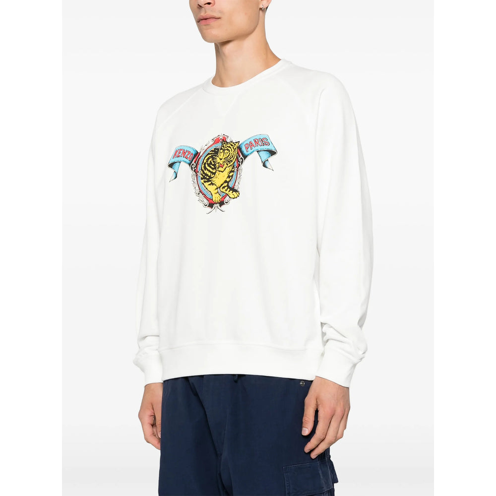 Kenzo White Sweaters & Knitwear - Sweatshirts Men KENZO
