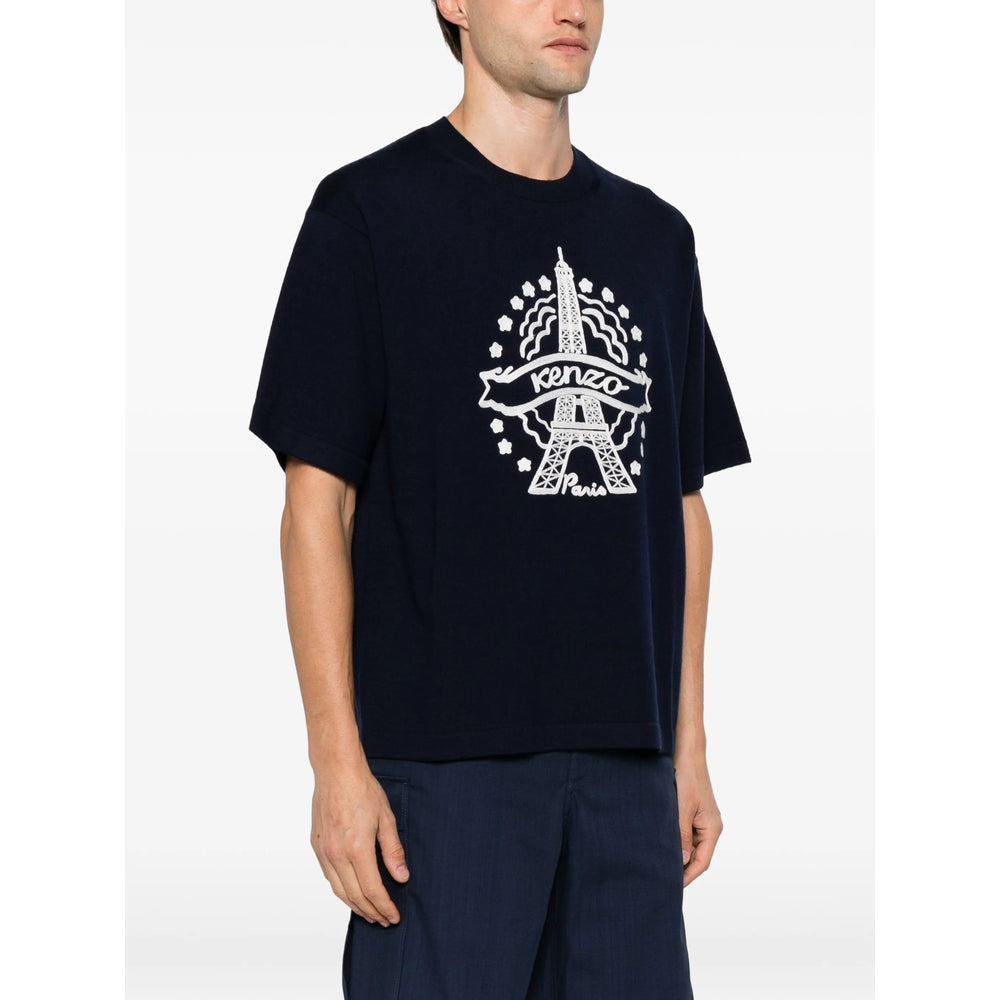 Kenzo Blue T-Shirts & Vests - T-Shirts Men KENZO