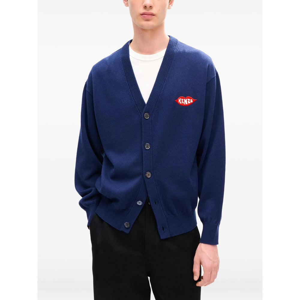 Kenzo Blue Sweaters & Knitwear - Cardigans Men KENZO