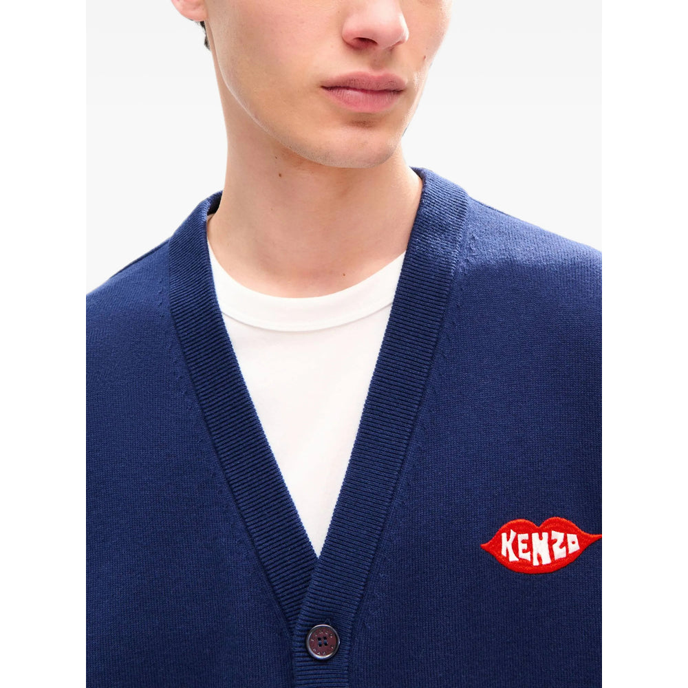Kenzo Blue Sweaters & Knitwear - Cardigans Men KENZO