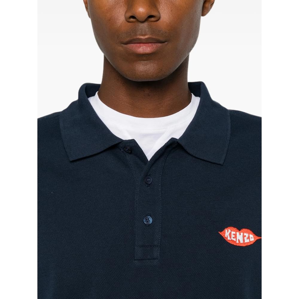 Kenzo Blue Polo Shirts Men KENZO