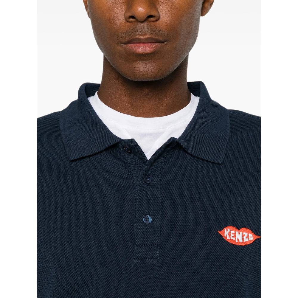 Kenzo Blue Polo Shirts Men KENZO