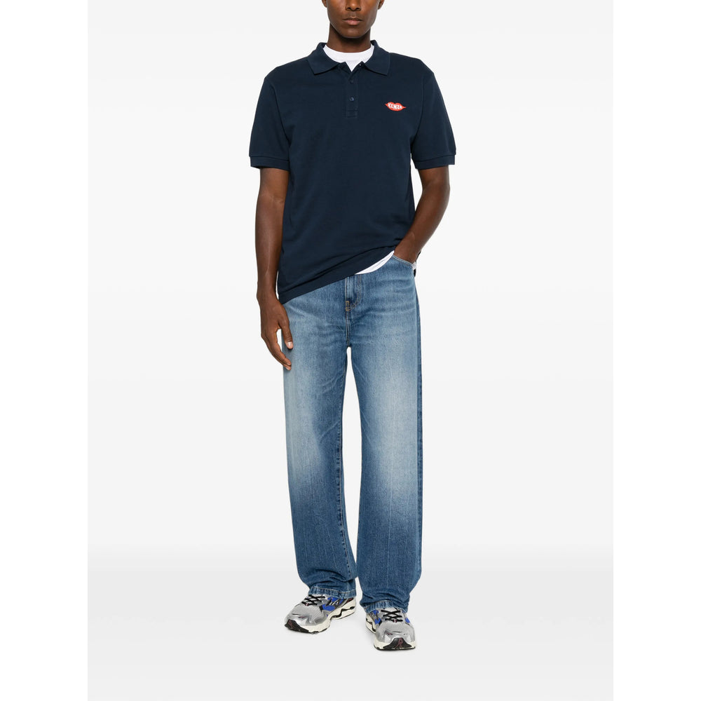 Kenzo Blue Polo Shirts Men KENZO