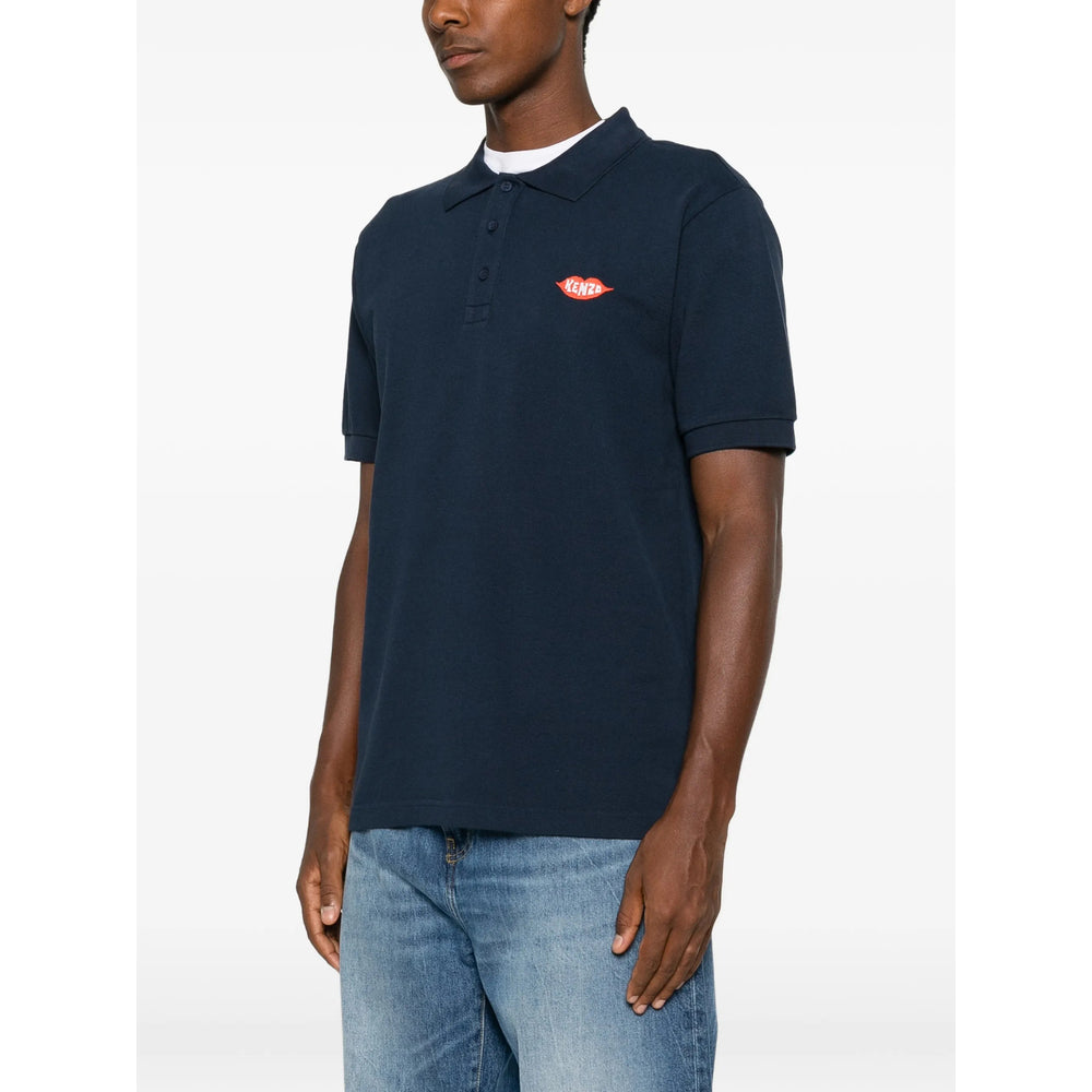 Kenzo Blue Polo Shirts Men KENZO