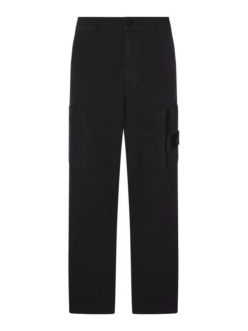 Stone Island Men Cotton Ripstop Cargo Trousers STONE ISLAND