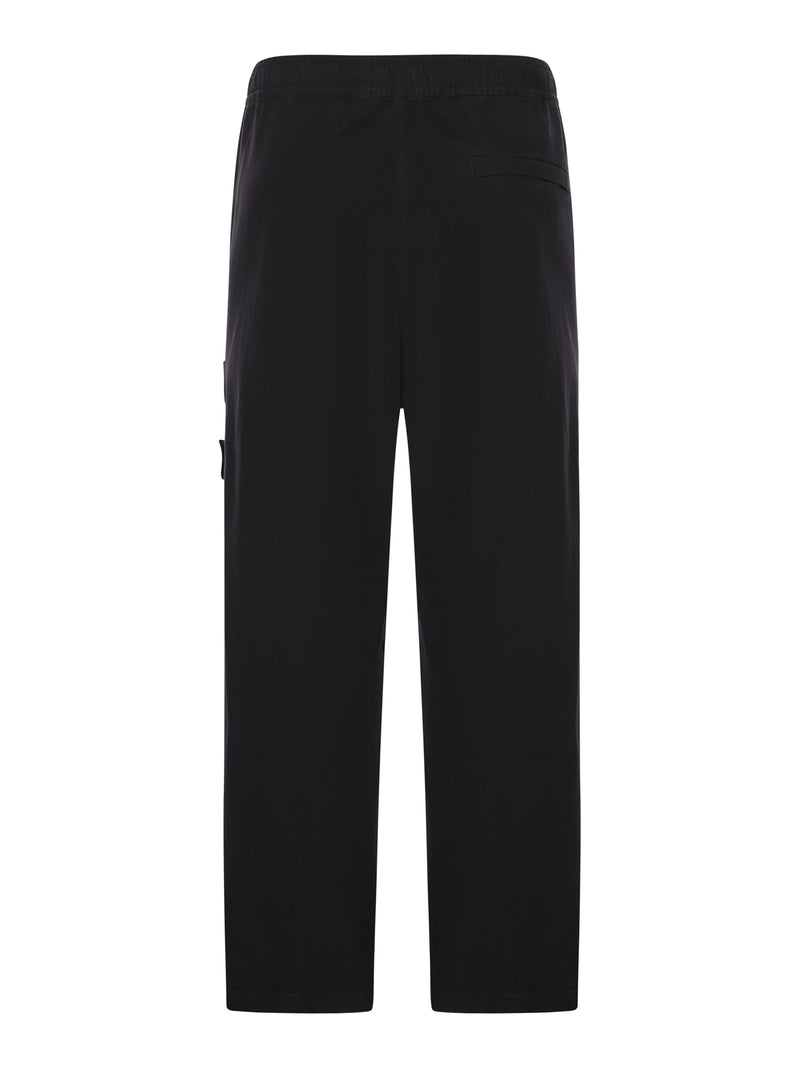 Stone Island Men Cotton Ripstop Cargo Trousers STONE ISLAND