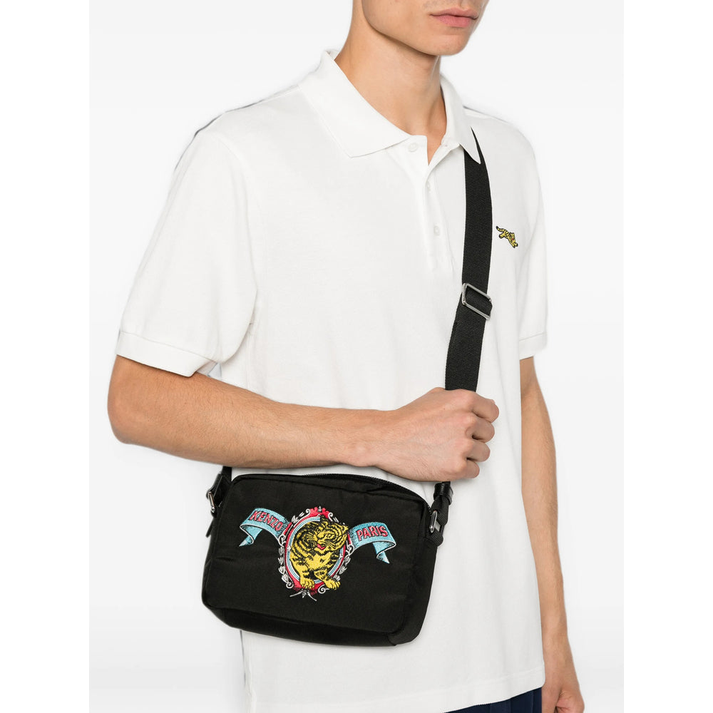 Kenzo Black Messenger Bags Men KENZO