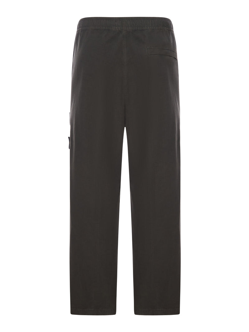Stone Island Men Cotton Ripstop Cargo Trousers STONE ISLAND