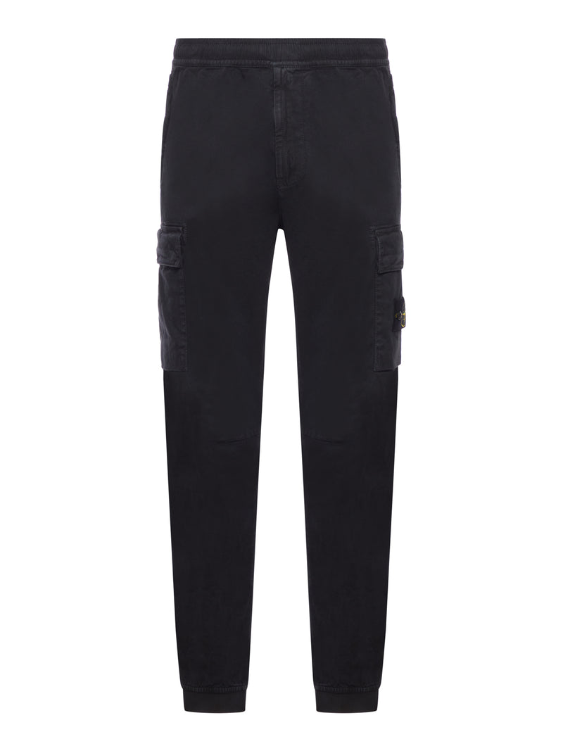 Stone Island Men Regular Fit Tapered Cargo Pants With Drawstring Waist STONE ISLAND