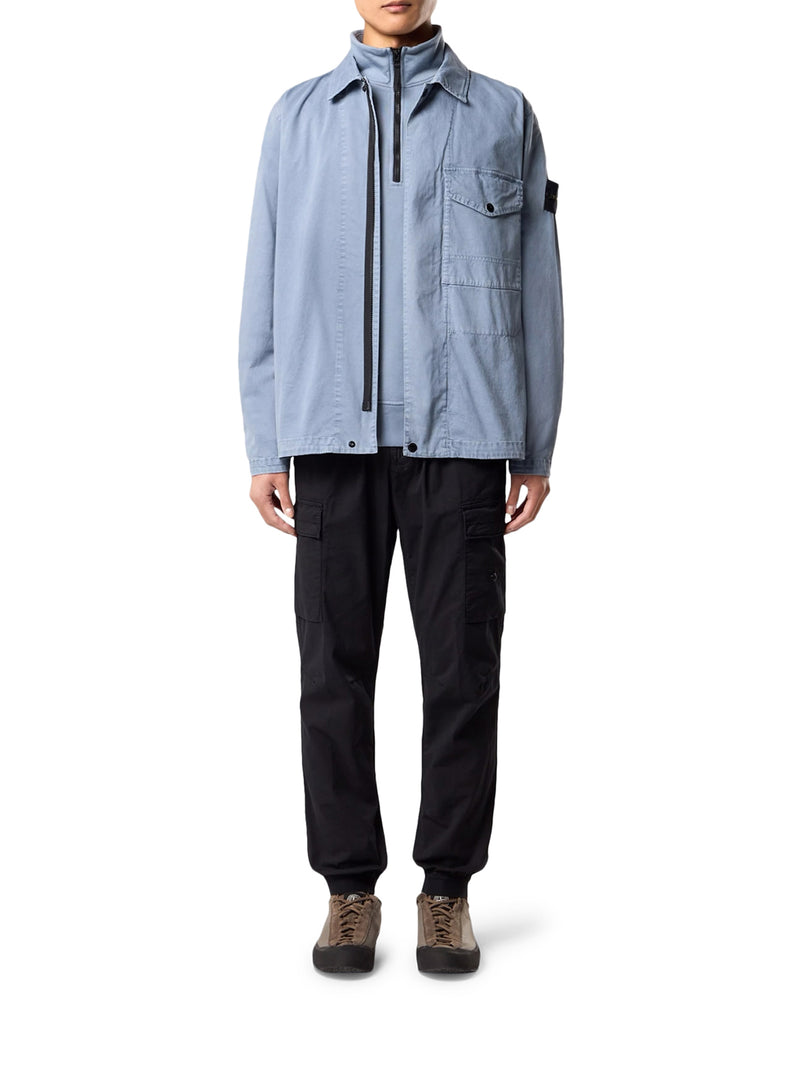 Stone Island Men Regular Fit Tapered Cargo Pants With Drawstring Waist STONE ISLAND