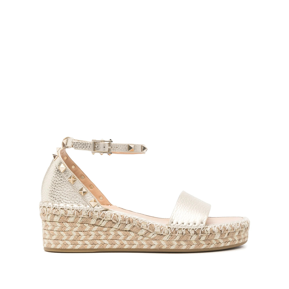 Valentino Garavani Gold Espadrilles Women VALENTINO GARAVANI