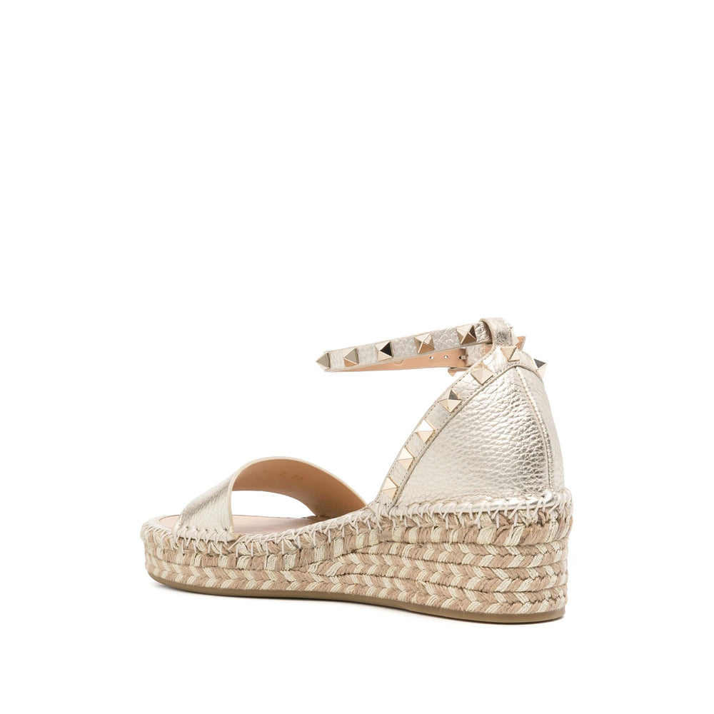 Valentino Garavani Gold Espadrilles Women VALENTINO GARAVANI