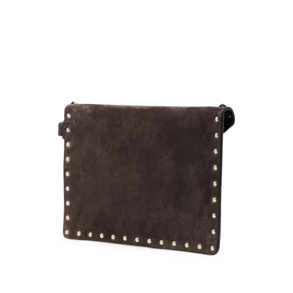 Valentino Garavani Brown Clutch Bags Women VALENTINO GARAVANI