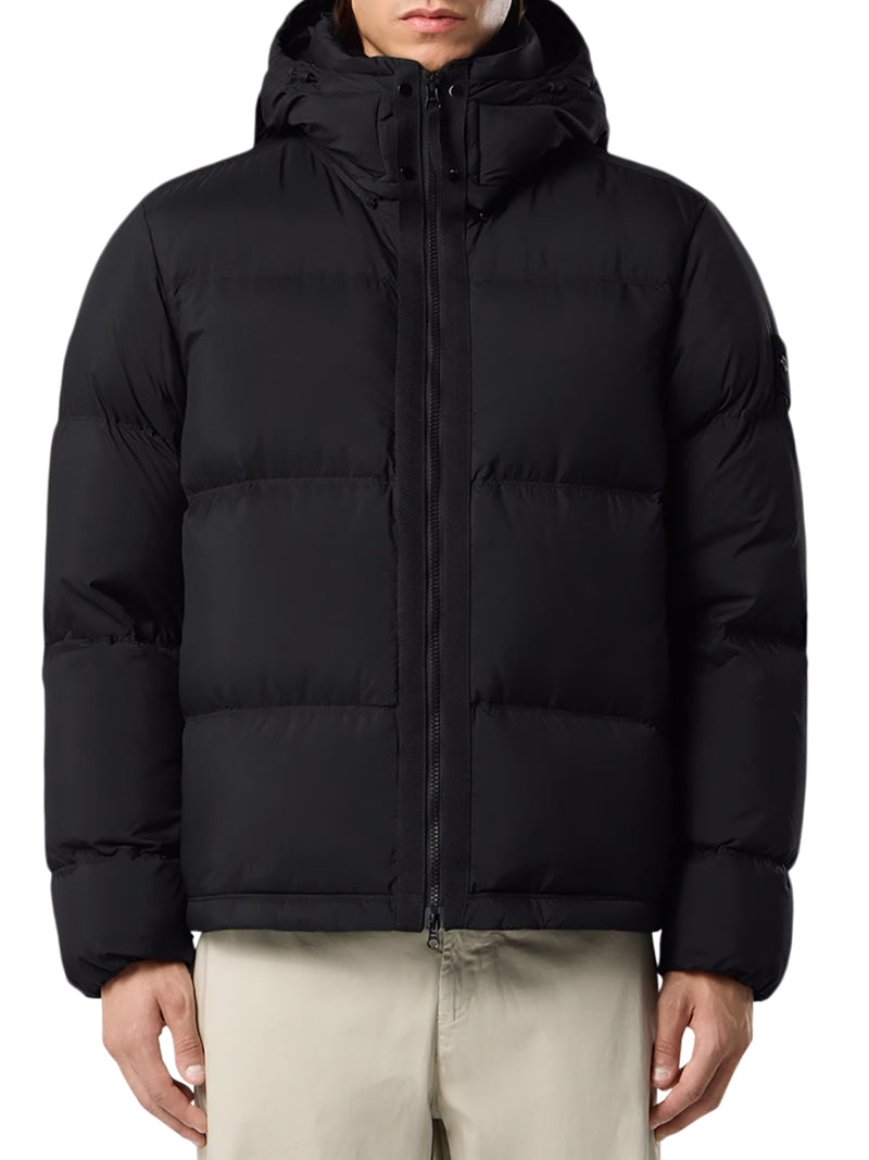Stone Island Men Tear-Proof Down Jacket With Detachable Hood STONE ISLAND