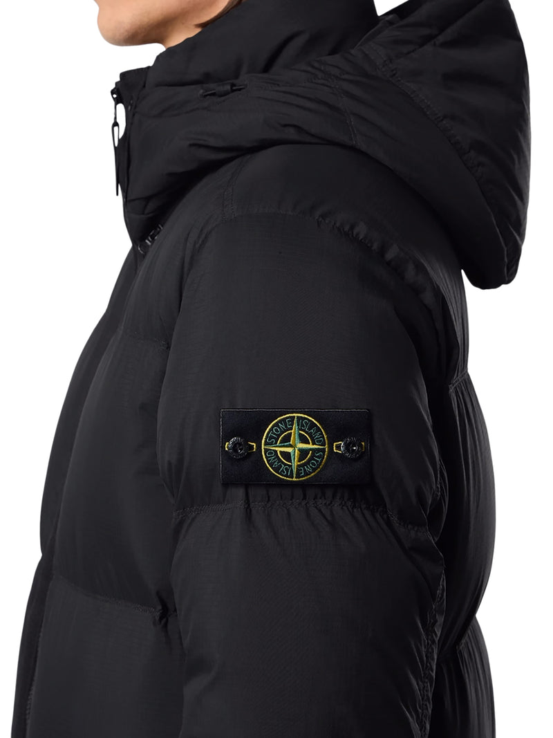 Stone Island Men Tear-Proof Down Jacket With Detachable Hood STONE ISLAND