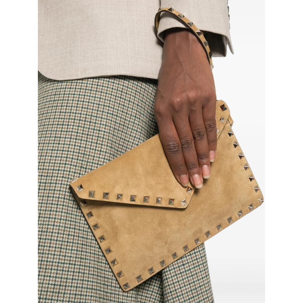 Valentino Garavani Neutrals Clutch Bags Women VALENTINO GARAVANI