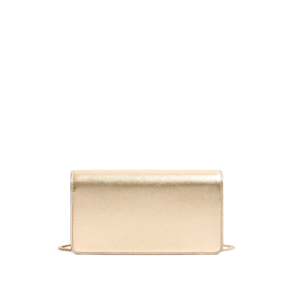 Valentino Garavani Gold Clutch Bags Women VALENTINO GARAVANI