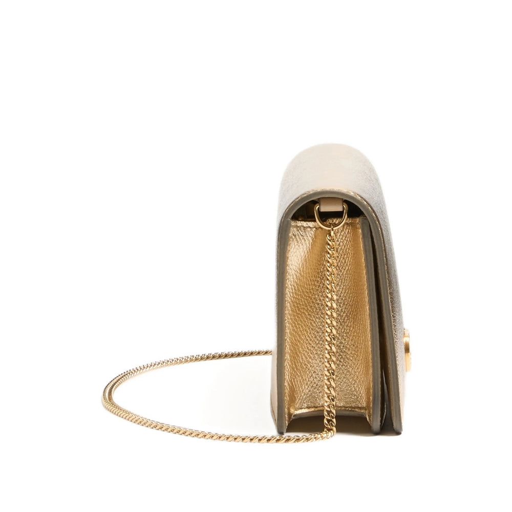 Valentino Garavani Gold Clutch Bags Women VALENTINO GARAVANI